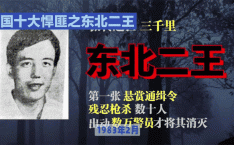 东北“二王”覆灭记：打死打伤18人出动3万军警才抓住他们带杀气的眼神击毙18人